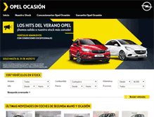 Tablet Screenshot of opel-ocasion.com